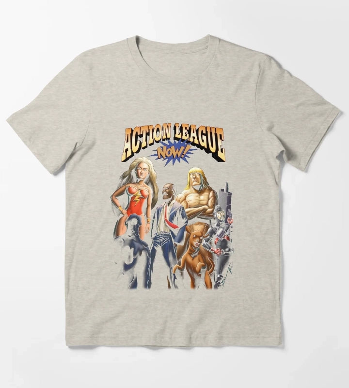 Action League Now T-Shirt Cream