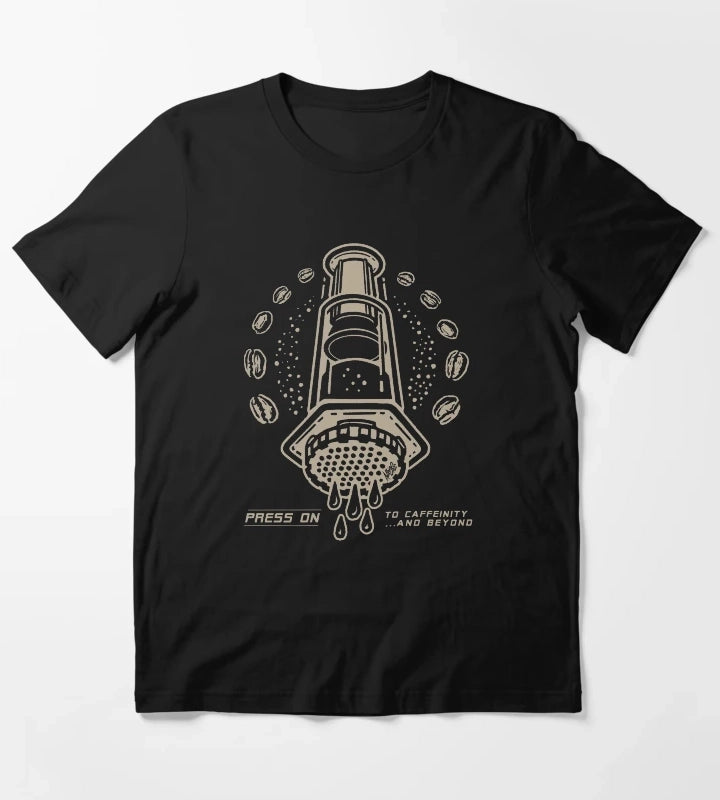 Aero Coffee Press To Caffeinity and Beyond T-Shirt