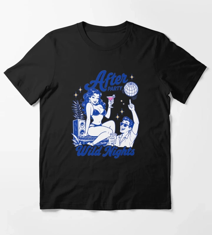 After Party Wild Nights Pinup Girl T-Shirt
