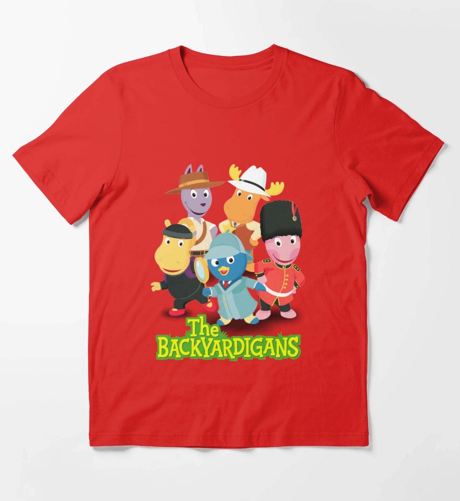 After that its all learned the backyardigans T-Shirt Red