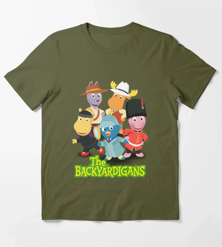 After that its all learned the backyardigans T-Shirt Olive Green