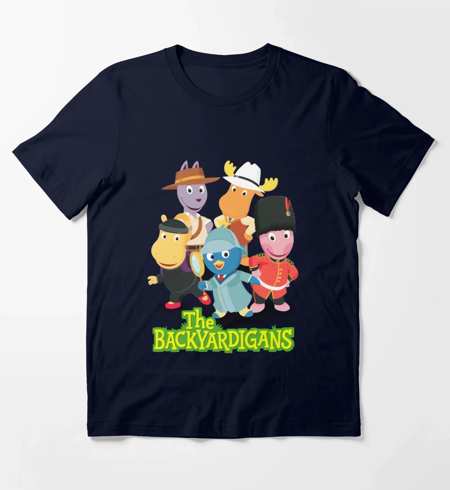 After that its all learned the backyardigans T-Shirt Navy