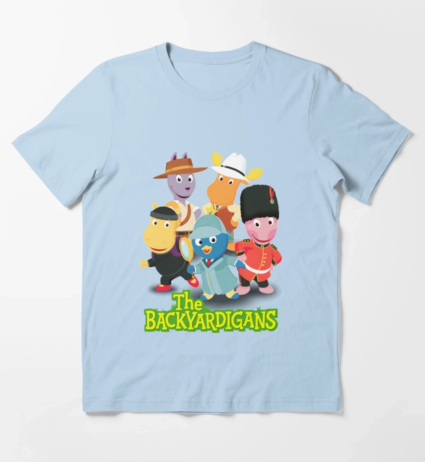 After that its all learned the backyardigans T-Shirt Sky Blue