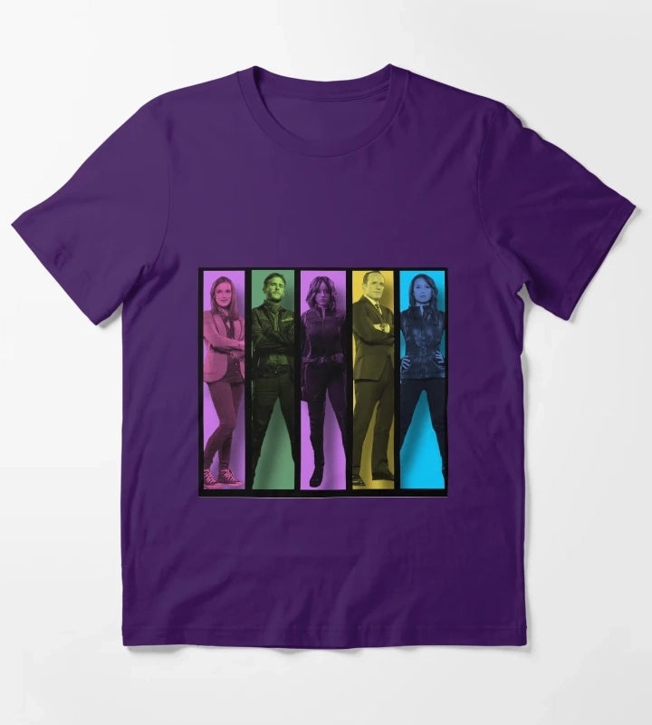 Agents of Shield T-Shirt Purple