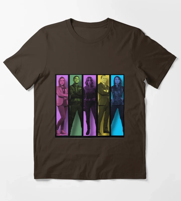 Agents of Shield T-Shirt Brown