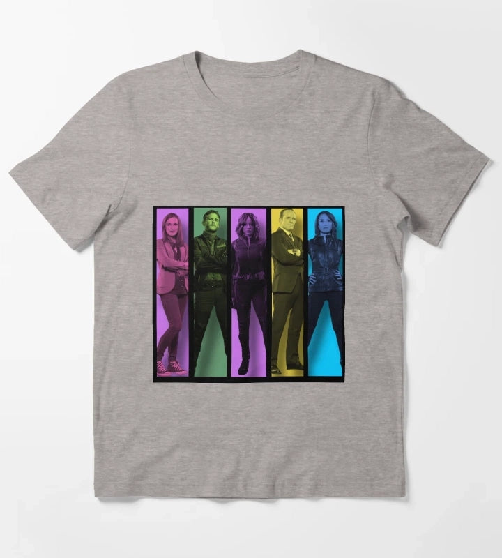 Agents of Shield T-Shirt Heather Grey