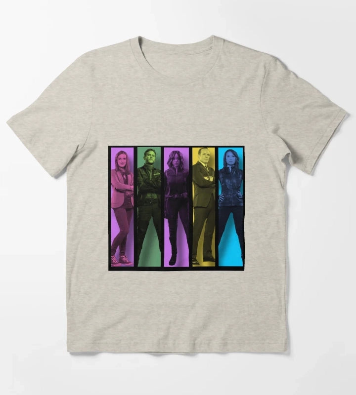 Agents of Shield T-Shirt Cream