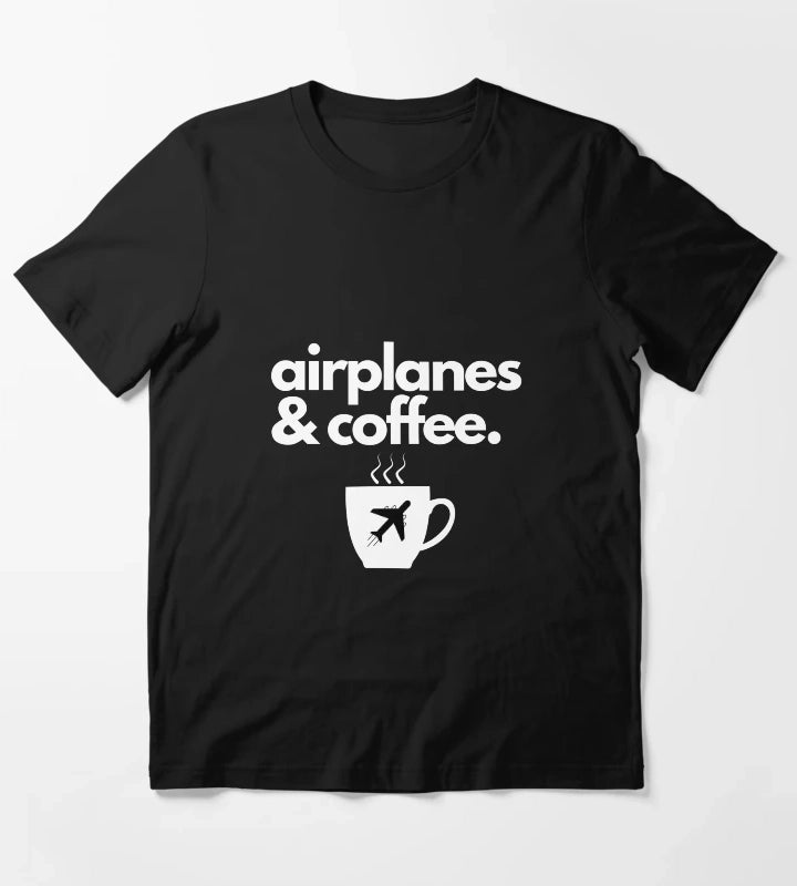 Airplanes and Coffee T-Shirt