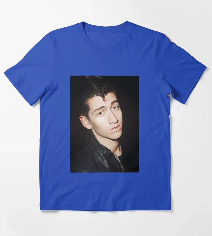 Alex Turner Am Arctic Monkeys T-Shirt Blue