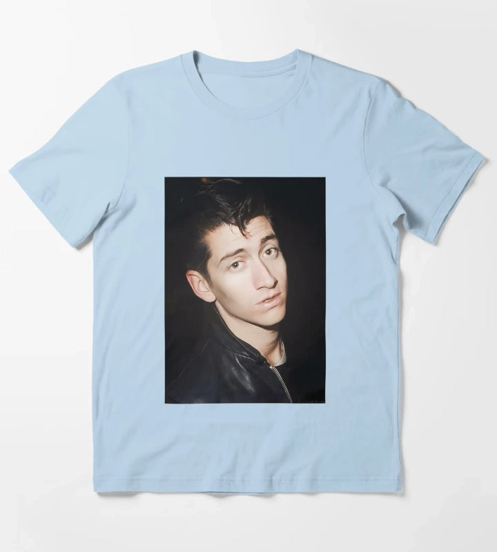 Alex Turner Am Arctic Monkeys T-Shirt Sky Blue