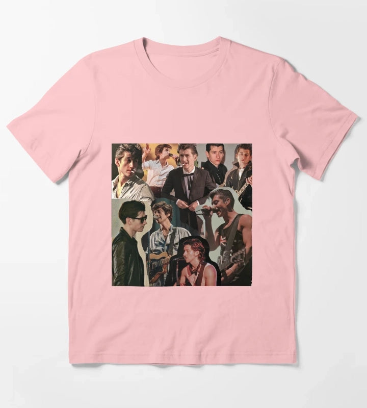 Alex Turner Arctic Monkeys Collage T-Shirt Dark Grey