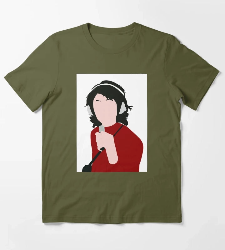 Alex Turner Arctic Monkeys Cornerstone T-Shirt Olive Green