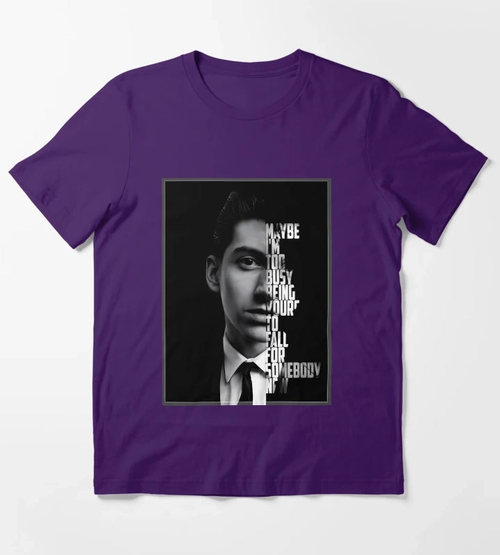 Alex Turner Arctic Monkeys Poster T-Shirt Purple