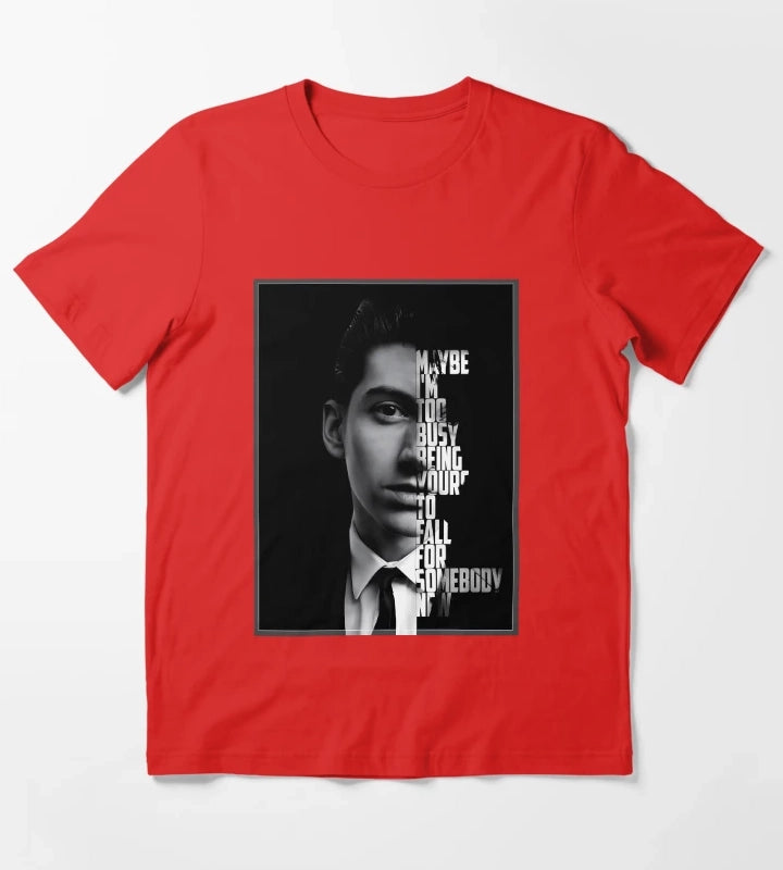 Alex Turner Arctic Monkeys Poster T-Shirt Red
