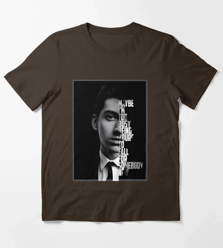 Alex Turner Arctic Monkeys Poster T-Shirt Brown