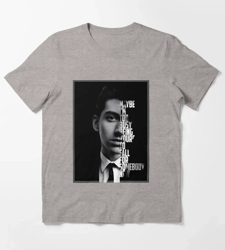 Alex Turner Arctic Monkeys Poster T-Shirt Heather Grey