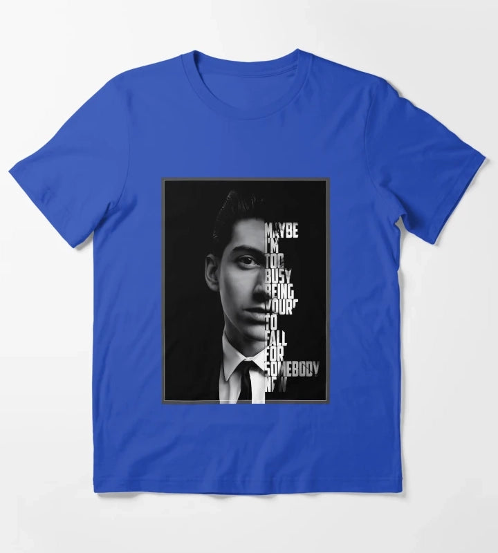 Alex Turner Arctic Monkeys Poster T-Shirt Blue