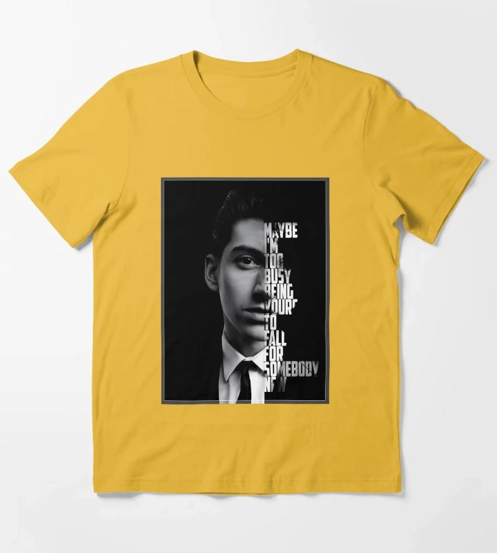 Alex Turner Arctic Monkeys Poster T-Shirt Yellow