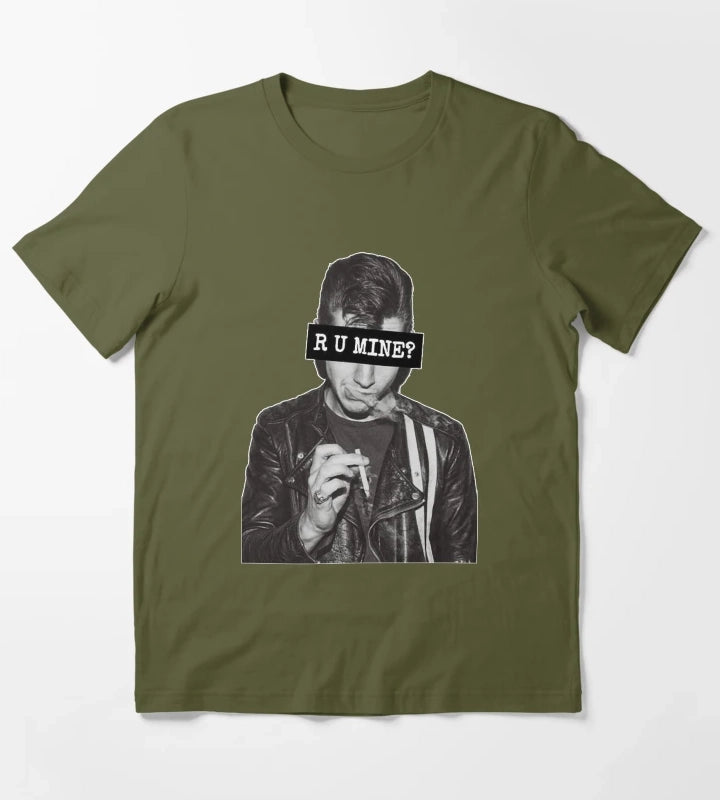 Alex Turner Arctic Monkeys R U Mine T-Shirt Olive Green