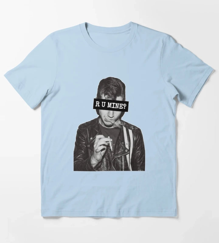 Alex Turner Arctic Monkeys R U Mine T-Shirt Sky Blue