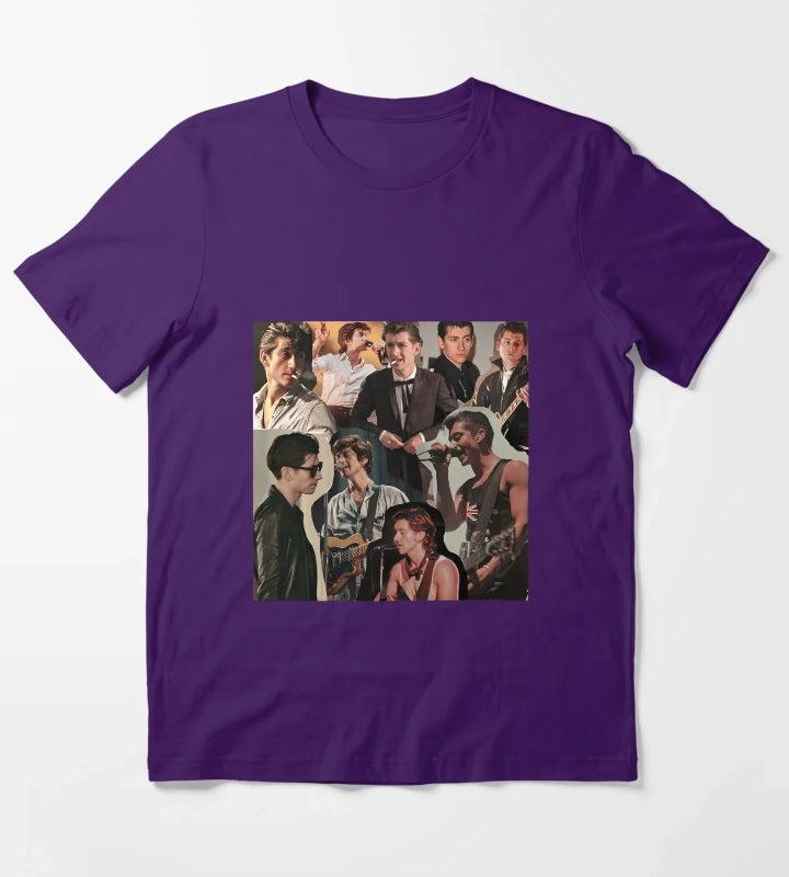 Alex Turner Arctic Monkeys T-Shirt Purple