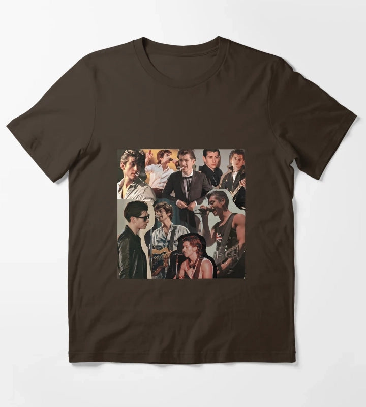 Alex Turner Arctic Monkeys T-Shirt Brown
