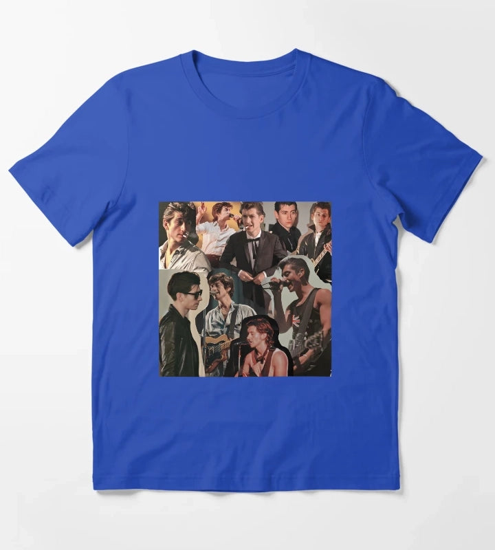 Alex Turner Arctic Monkeys T-Shirt Blue