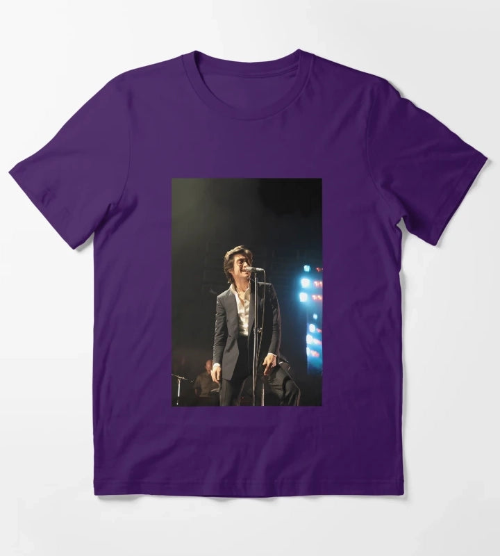 Alex Turner Arctic Monkeys Tour T-Shirt Purple