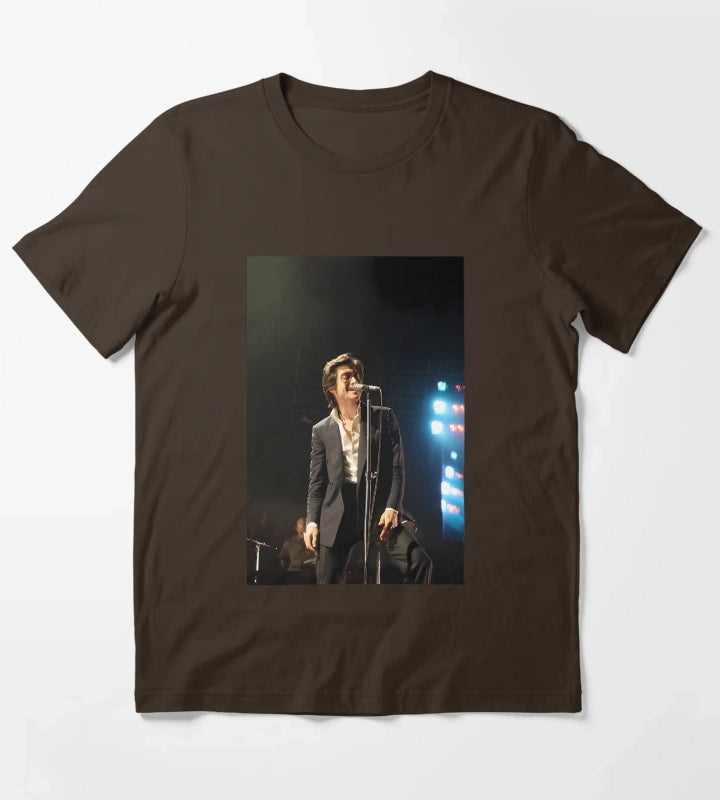 Alex Turner Arctic Monkeys Tour T-Shirt Brown