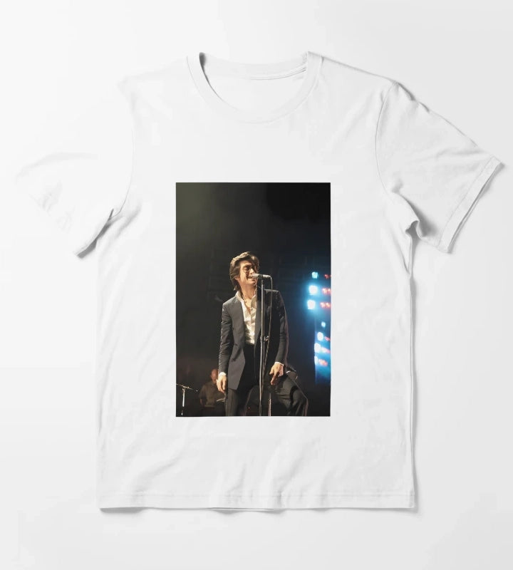 Alex Turner Arctic Monkeys Tour T-Shirt White