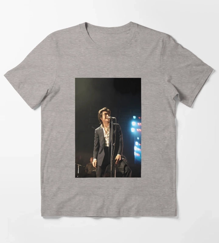 Alex Turner Arctic Monkeys Tour T-Shirt Heather Grey