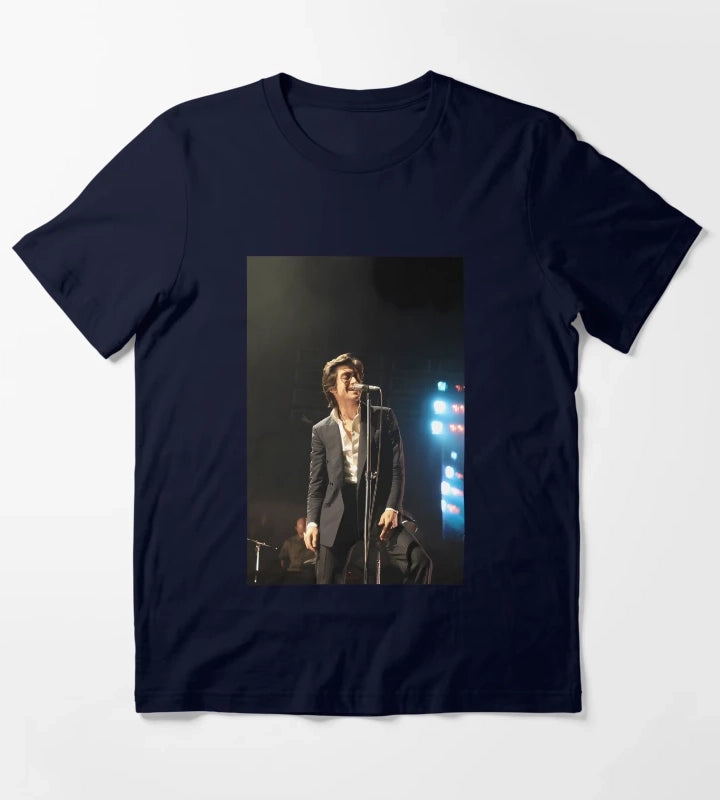 Alex Turner Arctic Monkeys Tour T-Shirt Navy