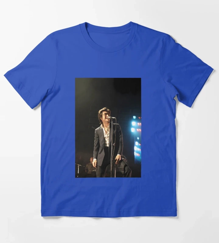 Alex Turner Arctic Monkeys Tour T-Shirt Blue