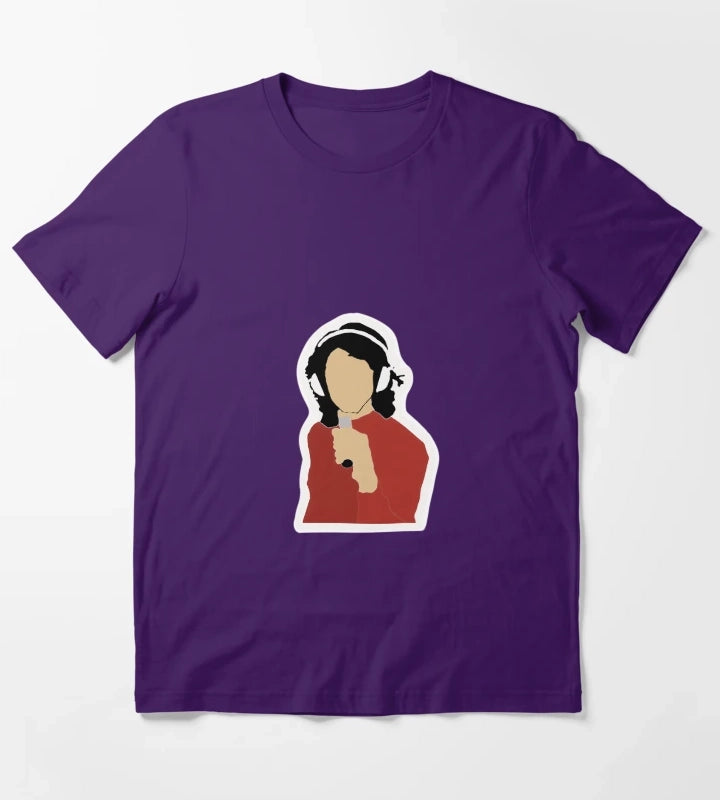 Alex Turner Arctic Monkeys sticker T-Shirt Purple