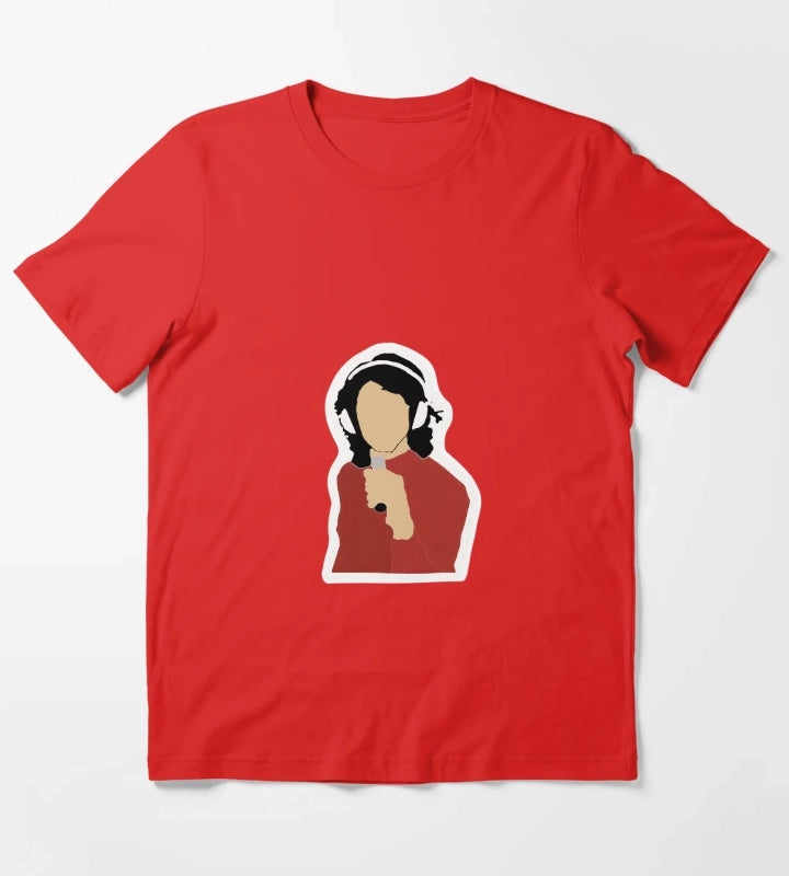 Alex Turner Arctic Monkeys sticker T-Shirt Red