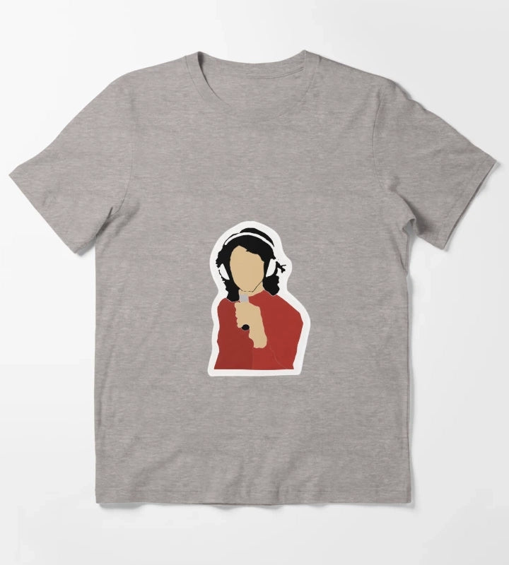 Alex Turner Arctic Monkeys sticker T-Shirt Heather Grey