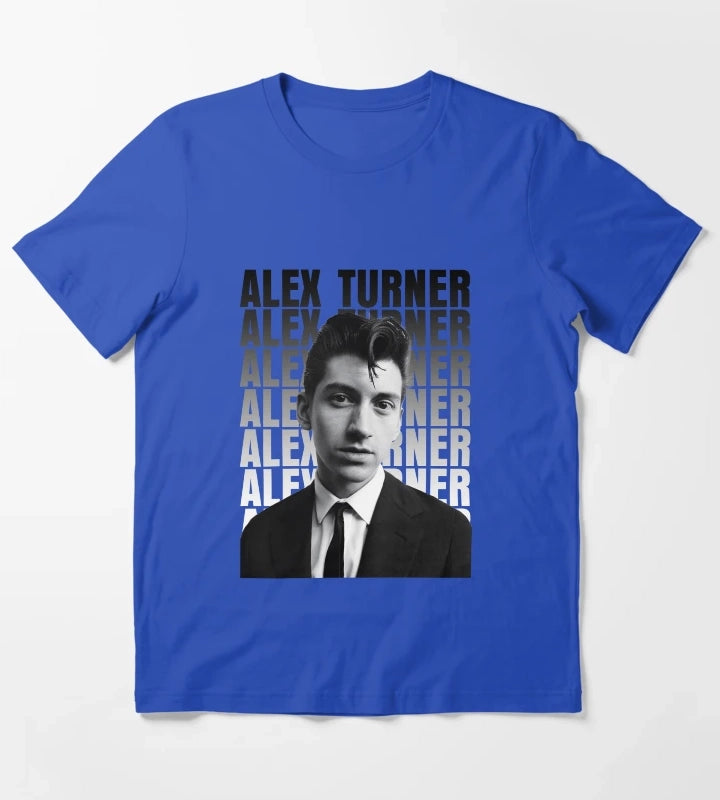 Alex Turner The Arctic Monkeys Band T-Shirt Blue