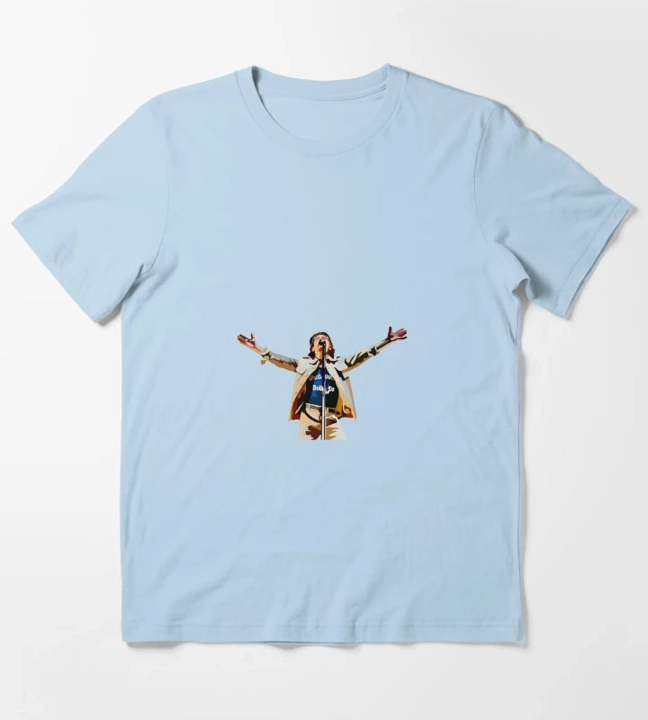 Alex Turner print T-Shirt Sky Blue