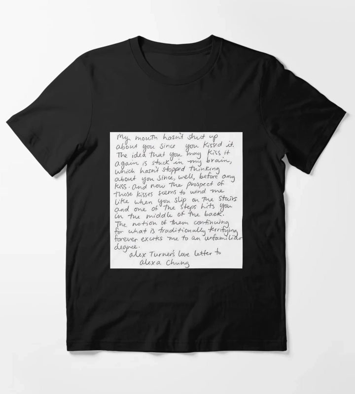 Alex Turners love letter to Alexa Chung T-Shirt