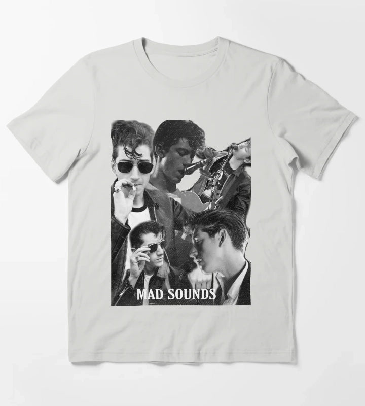 Alex collage print T-Shirt Light Grey