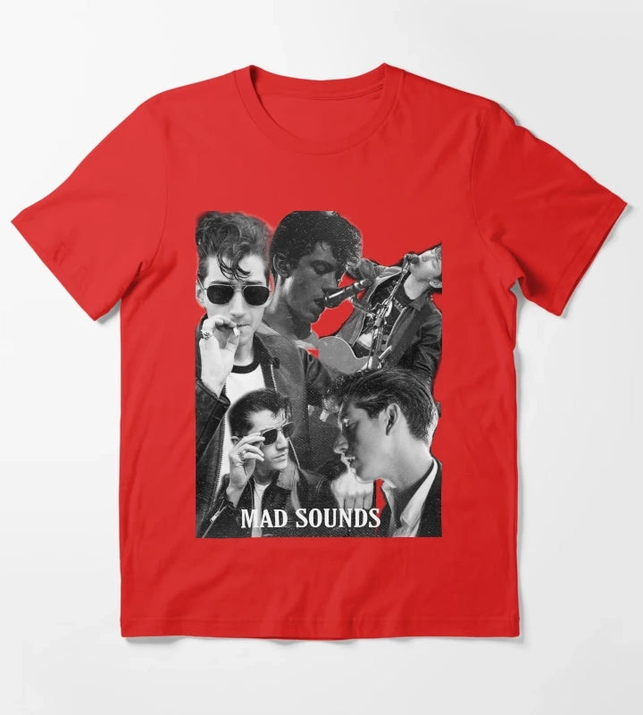Alex collage print T-Shirt Red