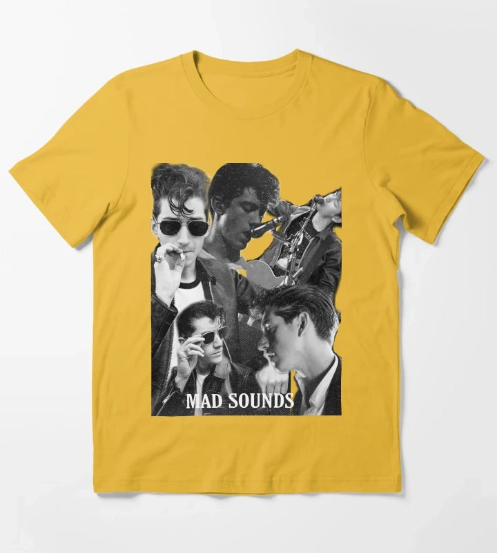 Alex collage print T-Shirt Yellow