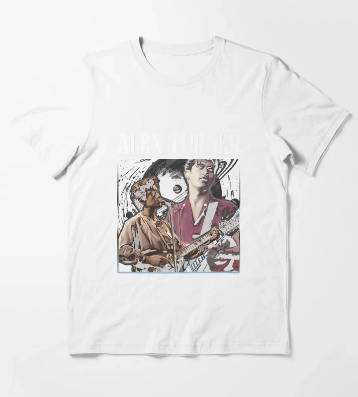 Alexs Turners Arctics Monkeys Frontman T-Shirt White