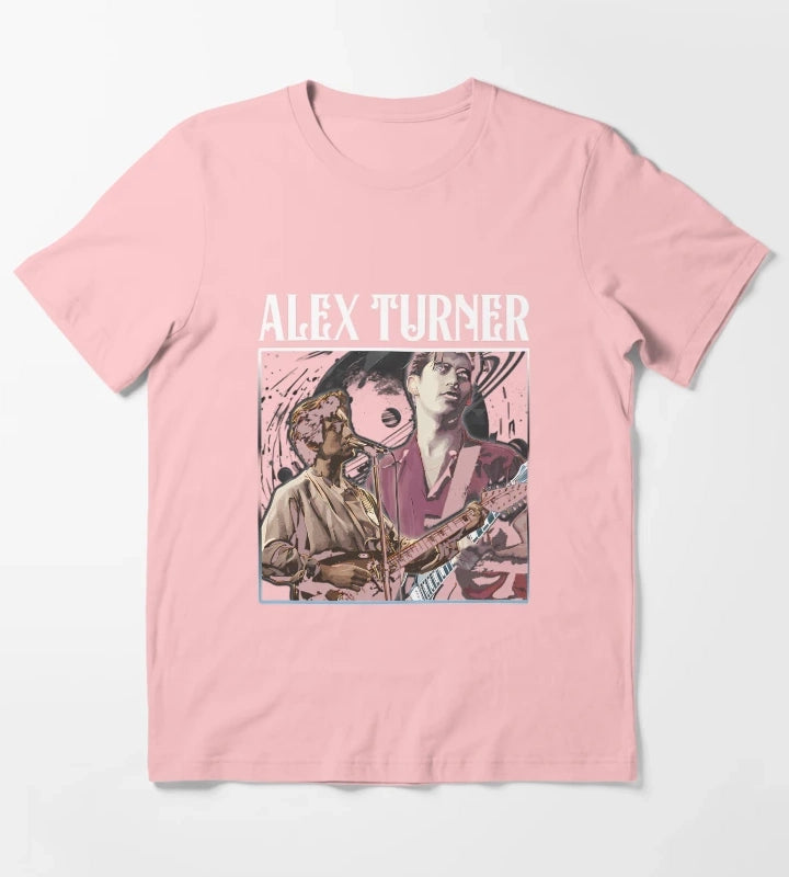 Alexs Turners Arctics Monkeys Frontman T-Shirt Dark Grey