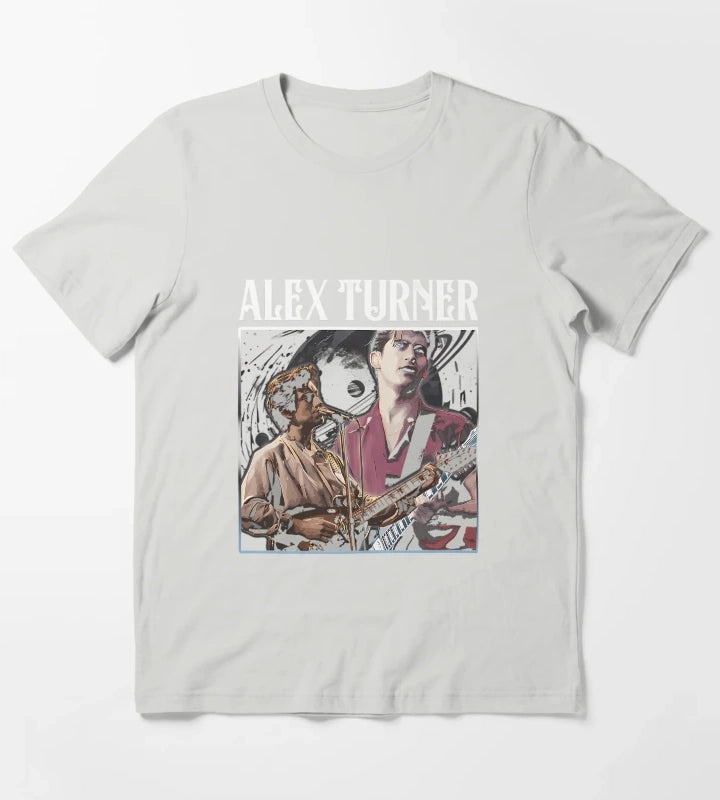 Alexx Turners Music Band 90S 80S T-Shirt Light Grey