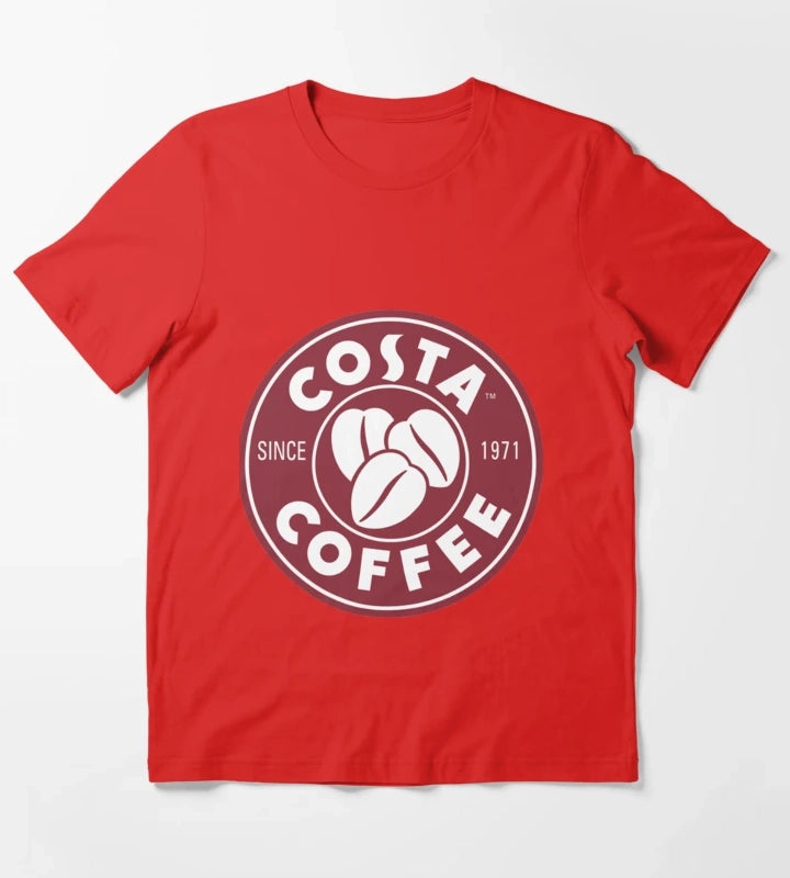 All about Costa coffee T-Shirt Red