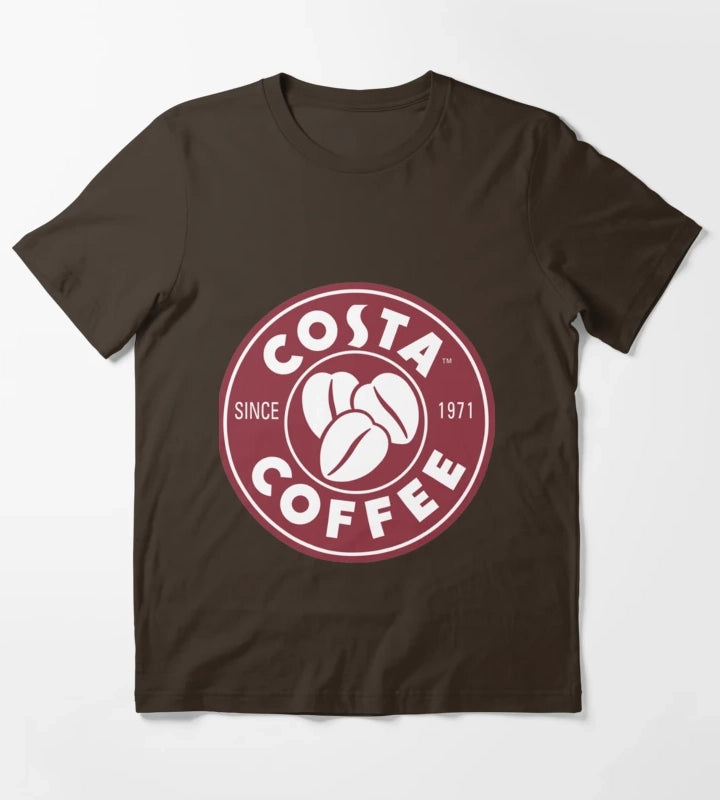 All about Costa coffee T-Shirt Brown