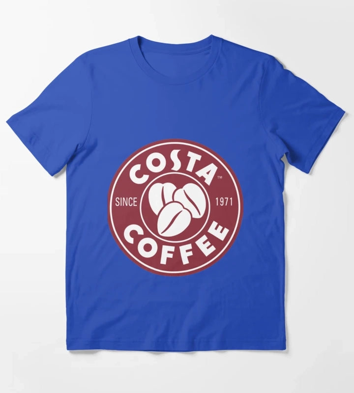 All about Costa coffee T-Shirt Blue