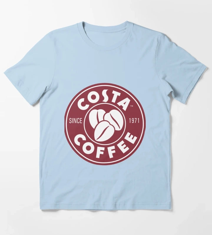 All about Costa coffee T-Shirt Sky Blue