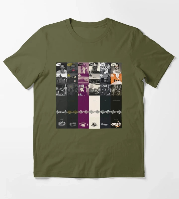All album all versions T-Shirt Olive Green